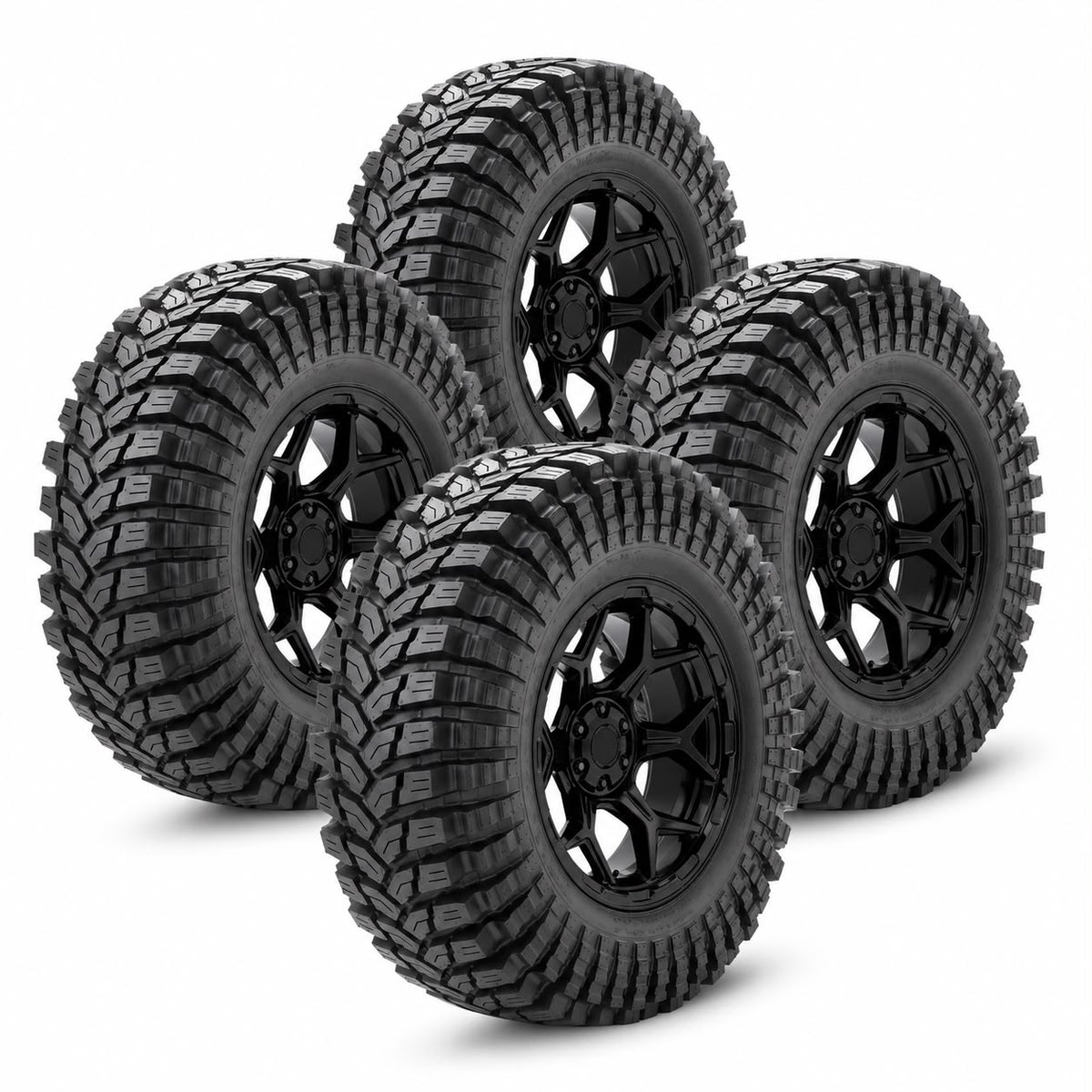 Moto Metal Dux & Maxxis M-8060 Trepador Package X4