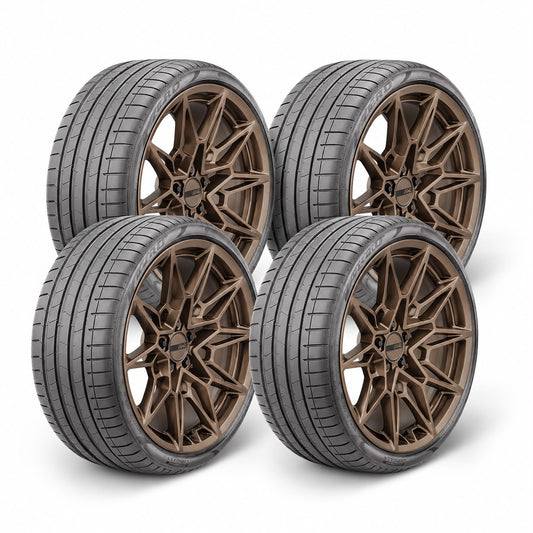 American Racing Stampede & Pirelli P-Zero PZ4 Package X4